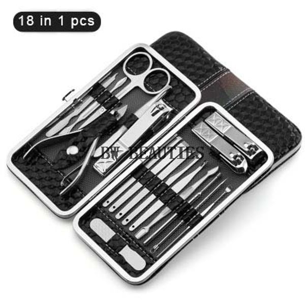100set/lot 4 colors 18 in 1 pcs nail clipper kit nail care set pedicure scissor tweezer knife ear pick utility manicure set tool
100set/lot 4 colors 18 in 1 pcs nail clipper kit nail care set pedicure scissor tweezer knife ear pick utility manicure set tool
