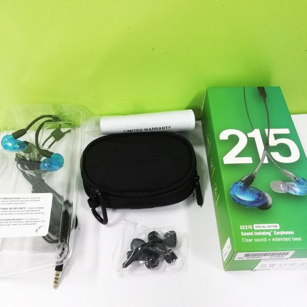 SE215 Special Edition In-Ear Earphones Sound Isolating Earphones Headsets Handsfree Headphones Clear Sound plus Extended Bass 5pcs
SE215 Special Edition In-Ear Earphones Sound Isolating Earphones Headsets Handsfree Headphones Clear Sound plus Extended Bass 5pcs