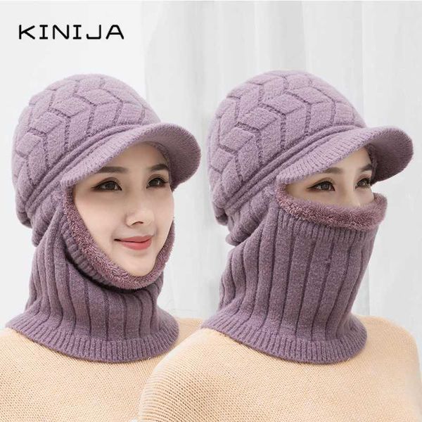 women winter warm knitted hair hat plus plush cap pullover wool neck one-piece protective cap outdoor windproof hat, Blue;gray
women winter warm knitted hair hat plus plush cap pullover wool neck one-piece protective cap outdoor windproof hat, Blue;gray