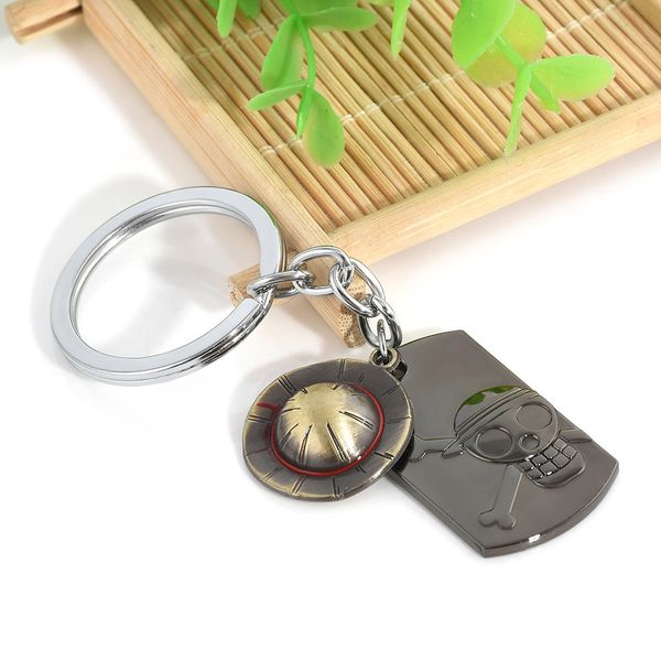 10pcs/lot one piece key chain luffy strawhat key rings bronze alloy chaveiro bag car keychain jewelry wholesale holder gifts, Silver
10pcs/lot one piece key chain luffy strawhat key rings bronze alloy chaveiro bag car keychain jewelry wholesale holder gifts, Silver