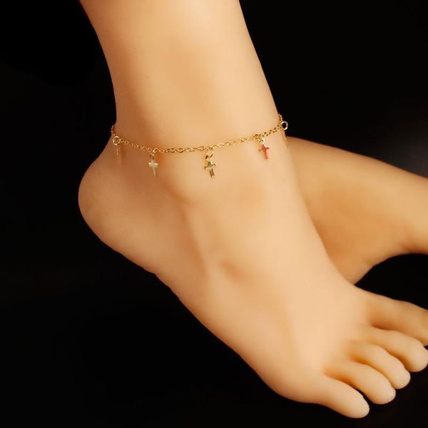 fashion cross anklet european and american popular footwear female summer beach vacation accessories gift, Red;blue
fashion cross anklet european and american popular footwear female summer beach vacation accessories gift, Red;blue