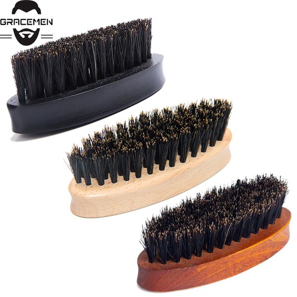moq 100 pcs custom logo small beard brush black/red/wooden handle with boar bristle facial grooming moustache brushes for men, Silver
moq 100 pcs custom logo small beard brush black/red/wooden handle with boar bristle facial grooming moustache brushes for men, Silver