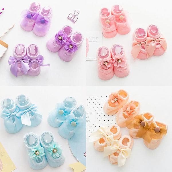 3 pairs anti-slip toddler infant baby socks girl lace ribbon flower children's floor socks cotton size for 0-3 years#135, Pink;yellow
3 pairs anti-slip toddler infant baby socks girl lace ribbon flower children's floor socks cotton size for 0-3 years#135, Pink;yellow