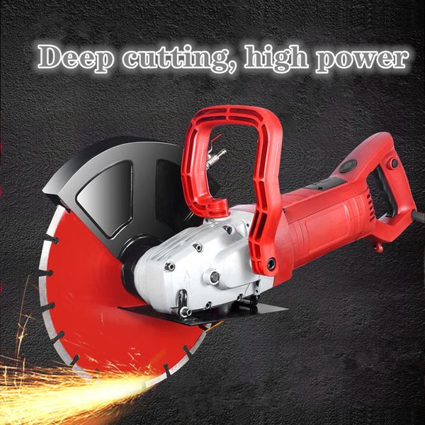 220v 6800w electric wall chaser groove cutting machine wall slotting machine steel concrete cutting