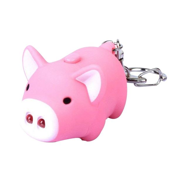 cute pig keyring keychain led light touching with sound car bag pendant charm decoration gift, Silver
cute pig keyring keychain led light touching with sound car bag pendant charm decoration gift, Silver