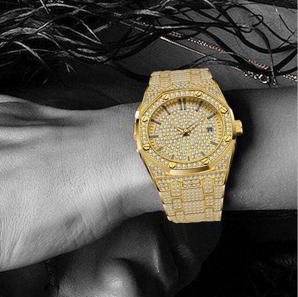 2019 man watch mens watches top fashion diamond japan quartz movement gold stainless steel 30m waterproof, Slivery;brown
2019 man watch mens watches top fashion diamond japan quartz movement gold stainless steel 30m waterproof, Slivery;brown