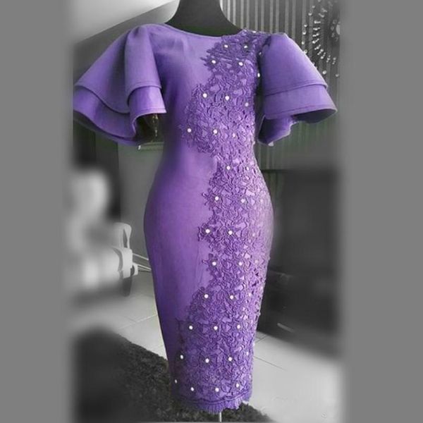 modern tea length mermaid evening dresses jewel neck short sleeves cocktail dress lace appliques beads dubai prom gowns robe de soiree, Black;red
modern tea length mermaid evening dresses jewel neck short sleeves cocktail dress lace appliques beads dubai prom gowns robe de soiree, Black;red