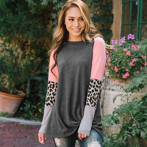 european and american autumn explosions round neck features design color matching comfortable, Black
european and american autumn explosions round neck features design color matching comfortable, Black