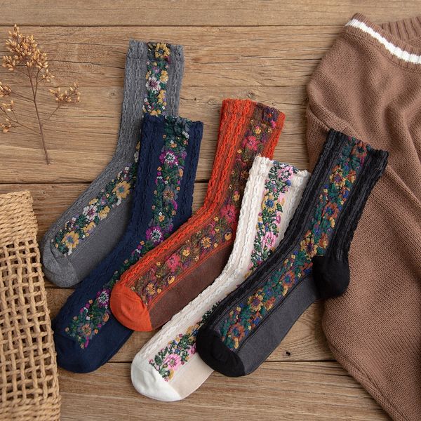 aprilgrass brand autumn japanese harajuku woman socks cotton with flowers funny socks women korean style kawaii girls calcetines mujer 190, Black;white
aprilgrass brand autumn japanese harajuku woman socks cotton with flowers funny socks women korean style kawaii girls calcetines mujer 190, Black;white