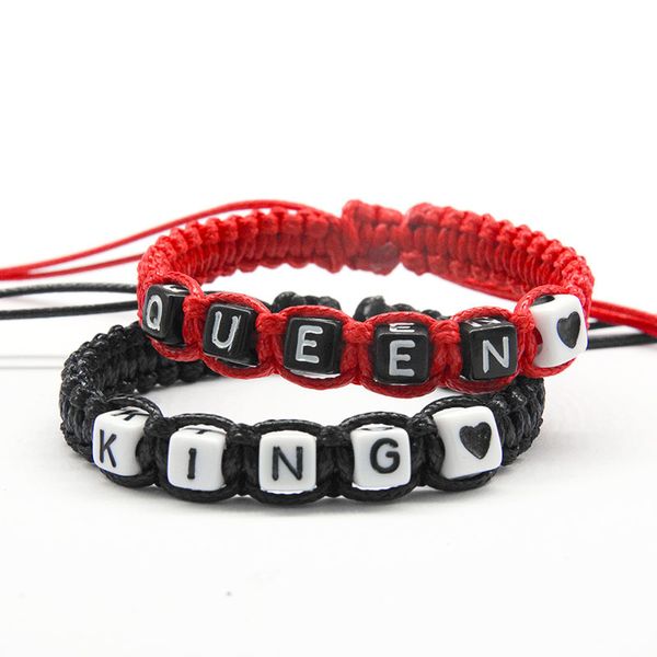 2pcs/pair exquisite couple bracelets king queen with heart beads rope chains size adjustable lovers gifts charm bracelets, Golden;silver
2pcs/pair exquisite couple bracelets king queen with heart beads rope chains size adjustable lovers gifts charm bracelets, Golden;silver