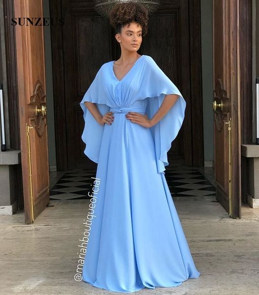 sky blue bridesmaid dresses for wedding 2020 new chiffon wedding guest dress a-line v-neck long women party gowns simple, White;pink
sky blue bridesmaid dresses for wedding 2020 new chiffon wedding guest dress a-line v-neck long women party gowns simple, White;pink