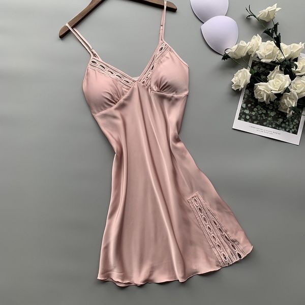 2019 new stain women nightdress v lead lace nightwear spaghetti strap nightgown, Black;red
2019 new stain women nightdress v lead lace nightwear spaghetti strap nightgown, Black;red