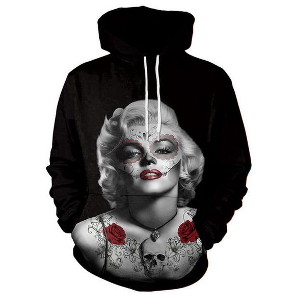 новая мода мужчины женщины мэрилин монро печати 3d hoodie ретро harajuku толстовка унисекс streetwear tracksuit пуловер jacket xbh05, Black
новая мода мужчины женщины мэрилин монро печати 3d hoodie ретро harajuku толстовка унисекс streetwear tracksuit пуловер jacket xbh05, Black