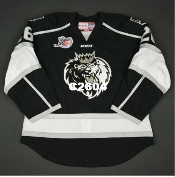 real men real full embroidery echl monarchs 37 nick shore 26 daniel ciampini hockey jersey or custom any name or number jersey, Black;red
real men real full embroidery echl monarchs 37 nick shore 26 daniel ciampini hockey jersey or custom any name or number jersey, Black;red
