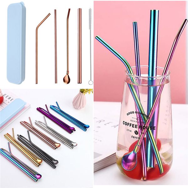 reusable stainless steel straws eco friendly metal drinking straws long gold bent straight straw set bar cocktail kitchen tool25
reusable stainless steel straws eco friendly metal drinking straws long gold bent straight straw set bar cocktail kitchen tool25