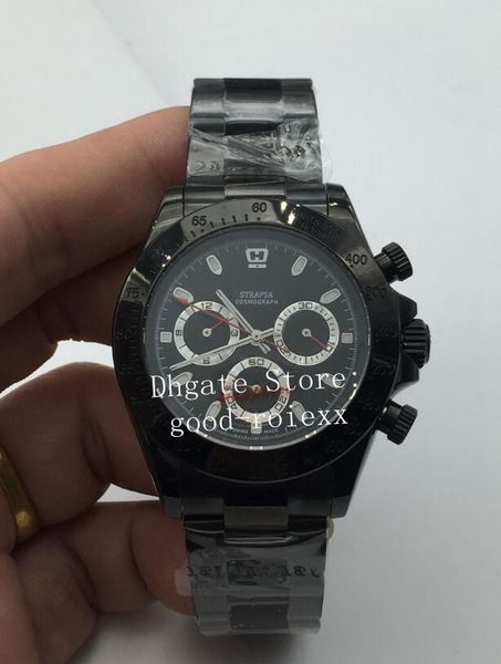 men's automatic 2813 mechanical movement watch mens black dlc coating pvd cosmograph watches men superlative perpetual wristwatches, Slivery;brown
men's automatic 2813 mechanical movement watch mens black dlc coating pvd cosmograph watches men superlative perpetual wristwatches, Slivery;brown