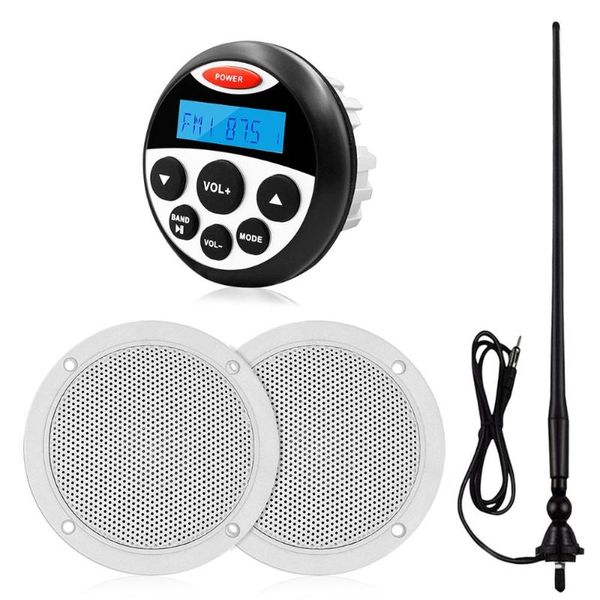 marine waterproof stereo audio bluetooth radio receiver car mp3 player+4"marine speakers+fm antenna for atv rv boat motorcycle
marine waterproof stereo audio bluetooth radio receiver car mp3 player+4"marine speakers+fm antenna for atv rv boat motorcycle
