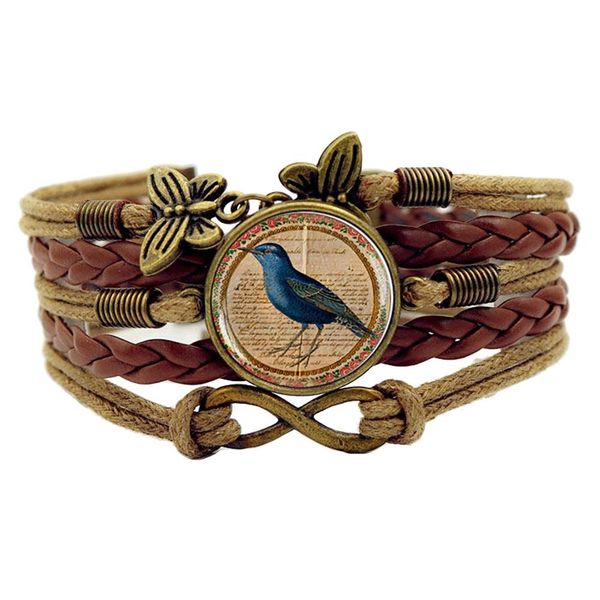 retro women multi-layers knitted braided butterfly bird round pendant bracelet hot, Golden;silver
retro women multi-layers knitted braided butterfly bird round pendant bracelet hot, Golden;silver