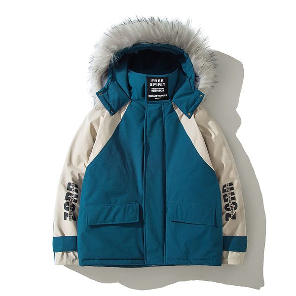 parka men coats winter jacket men thicken warm hooded patchwork outwear coat fur collar casual winter jackets, Black
parka men coats winter jacket men thicken warm hooded patchwork outwear coat fur collar casual winter jackets, Black