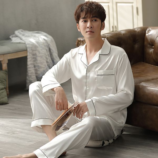 mens white satin pajama suit summer pijama hombre mens pjs set night wear 2pieces solid sleepwear sleep&lounge pyjamas plus size, Black;brown
mens white satin pajama suit summer pijama hombre mens pjs set night wear 2pieces solid sleepwear sleep&lounge pyjamas plus size, Black;brown