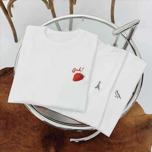 20 летний os вышитые t- цветочные рубашки клубничный t-рубашка женская тонкий с короткими рукавами круглый воротник все соответствующие базы, White
20 летний os вышитые t- цветочные рубашки клубничный t-рубашка женская тонкий с короткими рукавами круглый воротник все соответствующие базы, White