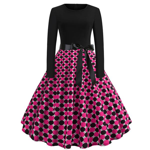 2019 winter dresses women 50s 60s vintage robe swing pinup elegant party dress long sleeve casual plus size print black vestidos, Black;gray
2019 winter dresses women 50s 60s vintage robe swing pinup elegant party dress long sleeve casual plus size print black vestidos, Black;gray
