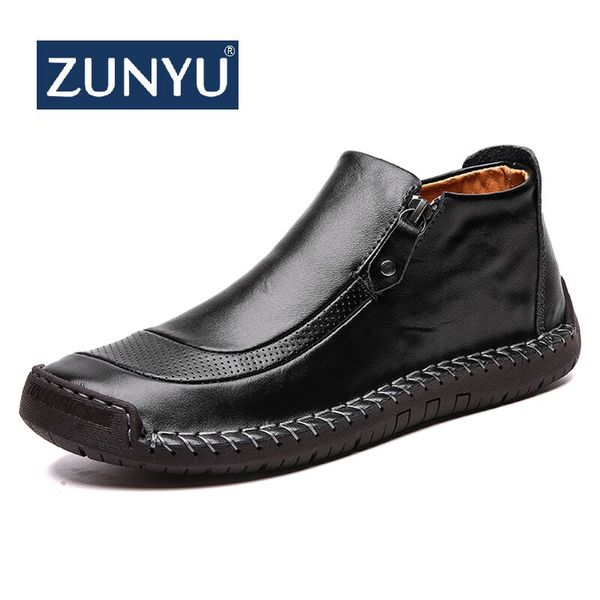 zinyu 2019 new fashion men boots split leather ankle snow boots shoes warm fur plush winter shoes plus size 38-48, Black
zinyu 2019 new fashion men boots split leather ankle snow boots shoes warm fur plush winter shoes plus size 38-48, Black