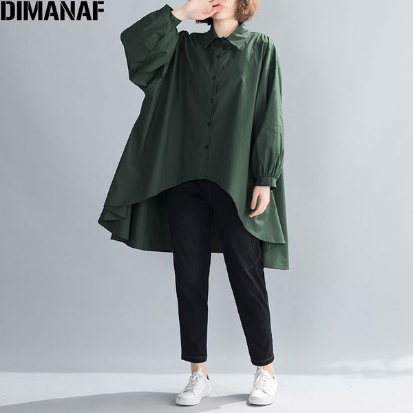 dimanaf 2020 plus size women blouse shirts oversize asymmetrical hems female office lady cotton loose long sleeve fashion solid, White
dimanaf 2020 plus size women blouse shirts oversize asymmetrical hems female office lady cotton loose long sleeve fashion solid, White