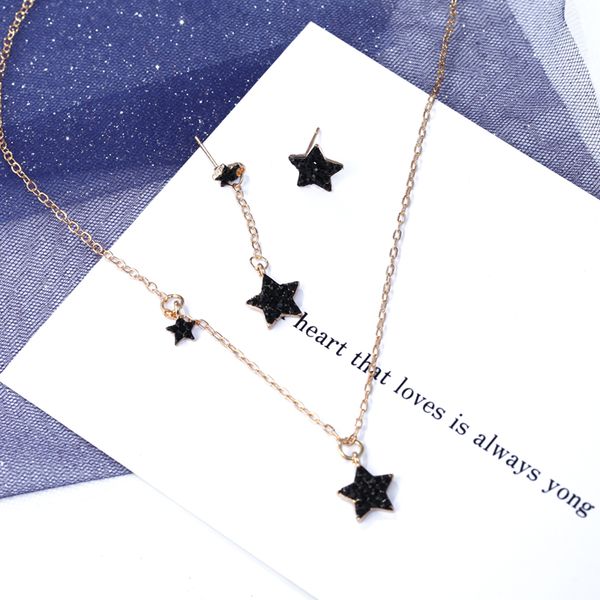 shiny black star necklace temperament chokert necklace clavicle for women girlfriend birthday gift drop shipping, Silver
shiny black star necklace temperament chokert necklace clavicle for women girlfriend birthday gift drop shipping, Silver