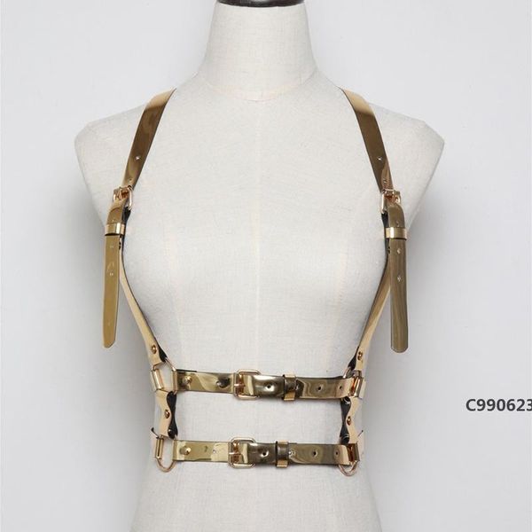 mirror pu leather suspenders belt for women gold silver punk waist belt garters body bondage harness harajuku straps 419 c990623, Black;brown
mirror pu leather suspenders belt for women gold silver punk waist belt garters body bondage harness harajuku straps 419 c990623, Black;brown