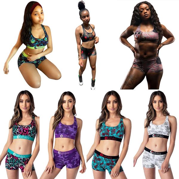 women designer swimwear bra shorts two piece sets tracksuit short pants patchwork shark camo swimsuit fitness running sports suit outfits, White;black
women designer swimwear bra shorts two piece sets tracksuit short pants patchwork shark camo swimsuit fitness running sports suit outfits, White;black