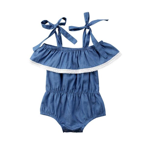 newborn infant baby girls off shoulder denim summer romper jumpsuit outfit sunsuit clothes, Blue
newborn infant baby girls off shoulder denim summer romper jumpsuit outfit sunsuit clothes, Blue