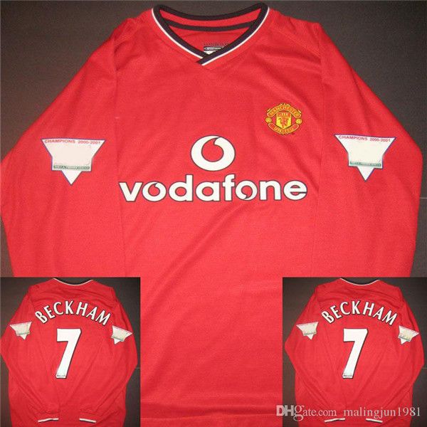 Velvet Name Number 00 01 Beckham Keane Scholes Champions Retro Soccer Jersys Football Shirts Man Maillot Camisa futebol Camisetas de Futbol
Velvet Name Number 00 01 Beckham Keane Scholes Champions Retro Soccer Jersys Football Shirts Man Maillot Camisa futebol Camisetas de Futbol
