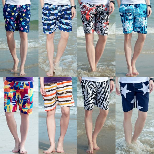 men's beach pants 2019 summer wild home loose casual shorts men's quick-drying sports pants, White;black