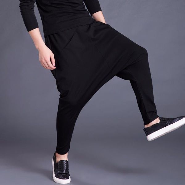 s~3xl new 2019 men's the spring and autumn leisure relaxed haren pants size hanging pants skinny flying feet long, Black
s~3xl new 2019 men's the spring and autumn leisure relaxed haren pants size hanging pants skinny flying feet long, Black