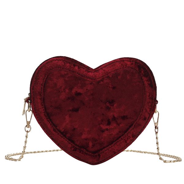 elegant velvet women bag design handbags 2019 new korean joker chain messenger bag heart-shaped shoulder cute handbag
elegant velvet women bag design handbags 2019 new korean joker chain messenger bag heart-shaped shoulder cute handbag