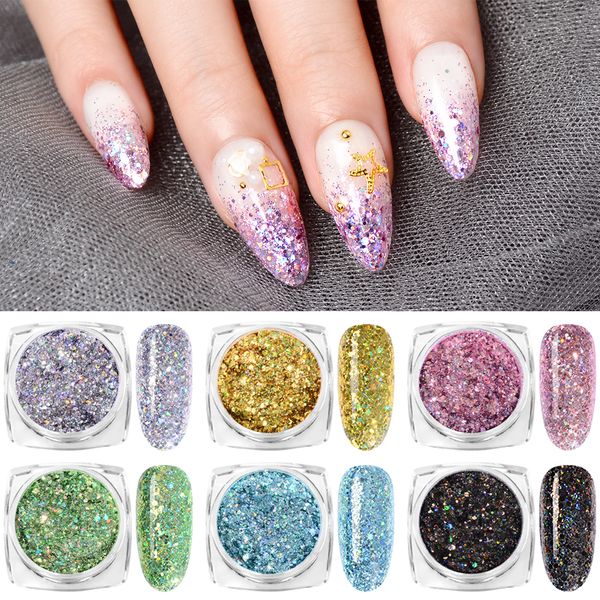 rban nail nail glitter powder dust flakies sequins gold silver colorful super shining paillette art manicure decoration, Silver;gold
rban nail nail glitter powder dust flakies sequins gold silver colorful super shining paillette art manicure decoration, Silver;gold