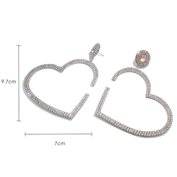 love shape rhinestone new wild simple earrings temperament ear jewelry female j190628, Golden
love shape rhinestone new wild simple earrings temperament ear jewelry female j190628, Golden