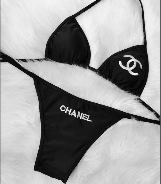 new women luxury classic fashion pattern designer swimsuit bikini pop print two-piece set, White;black
new women luxury classic fashion pattern designer swimsuit bikini pop print two-piece set, White;black