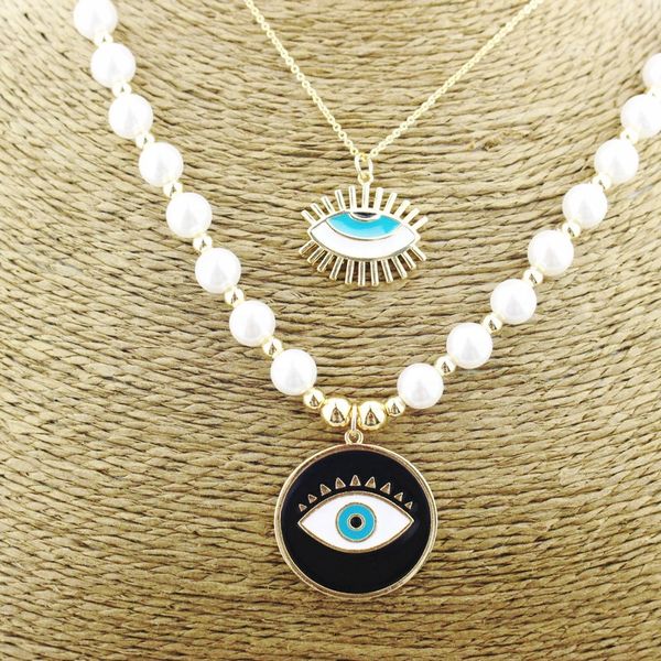 18/19inch 5str/lot popular enamel eye shape charm pendant necklace,pearl necklace with enamel pendant,handmade diy jewelry, Silver
18/19inch 5str/lot popular enamel eye shape charm pendant necklace,pearl necklace with enamel pendant,handmade diy jewelry, Silver
