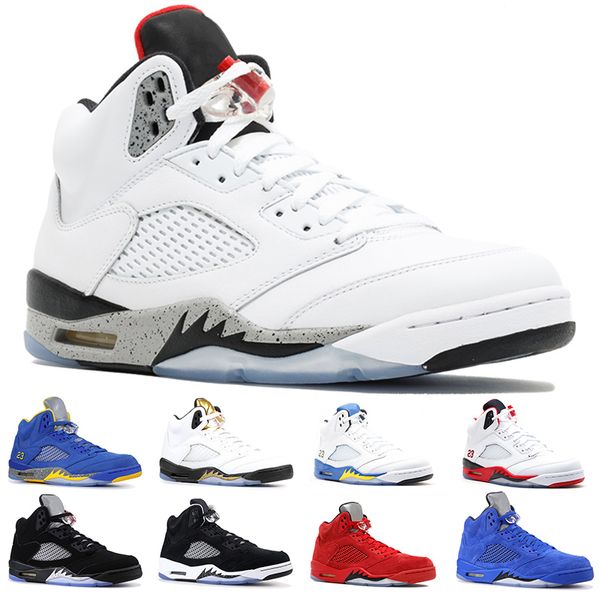 5 men basketball shoes 5s fire red og metallic black bred island green mens trainers sports sneakers size 40-47
5 men basketball shoes 5s fire red og metallic black bred island green mens trainers sports sneakers size 40-47