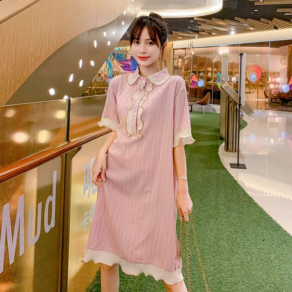 maternity dresses 2886# clothes summer turn down collar short sleeve easy matching loose stylish dress for pregnant women mom, White
maternity dresses 2886# clothes summer turn down collar short sleeve easy matching loose stylish dress for pregnant women mom, White