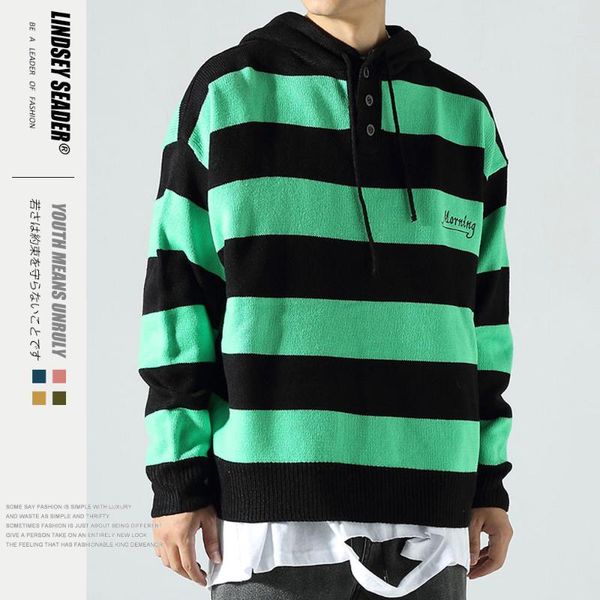 women's sweaters women mens sweater men pullover knitwear hoodied striped couples loose hiphop warm winter inside outwear, White;black
women's sweaters women mens sweater men pullover knitwear hoodied striped couples loose hiphop warm winter inside outwear, White;black