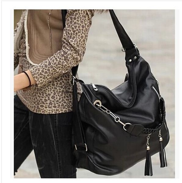 2019 women's bag dual-use tassel chain shoulder bag big capacity tote ladies casual crossbody bags female handbags
2019 women's bag dual-use tassel chain shoulder bag big capacity tote ladies casual crossbody bags female handbags
