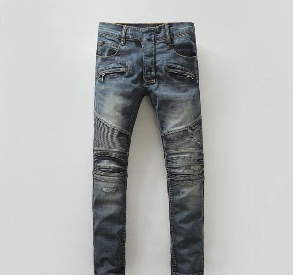 2020 new balmain mens distressed ripped biker jeans slim fit motorcycle biker denim for men fashion designer hip hop mens jeans, Blue
2020 new balmain mens distressed ripped biker jeans slim fit motorcycle biker denim for men fashion designer hip hop mens jeans, Blue