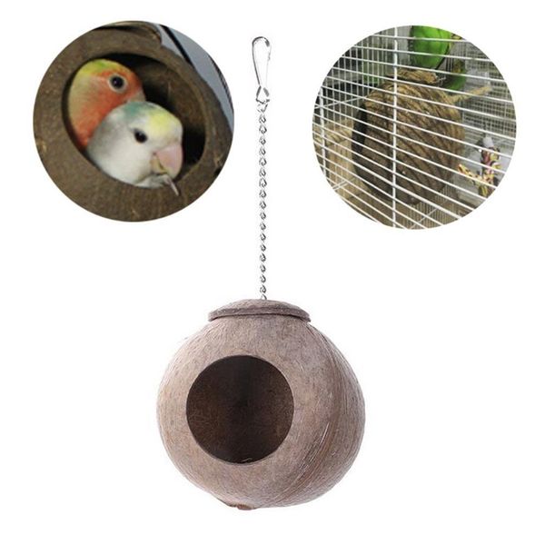 natural coconut shell bird nest house hut for pet parrot budgies parakeet cockatiels conure canary finch pigeon cage hamster rat other bird
natural coconut shell bird nest house hut for pet parrot budgies parakeet cockatiels conure canary finch pigeon cage hamster rat other bird