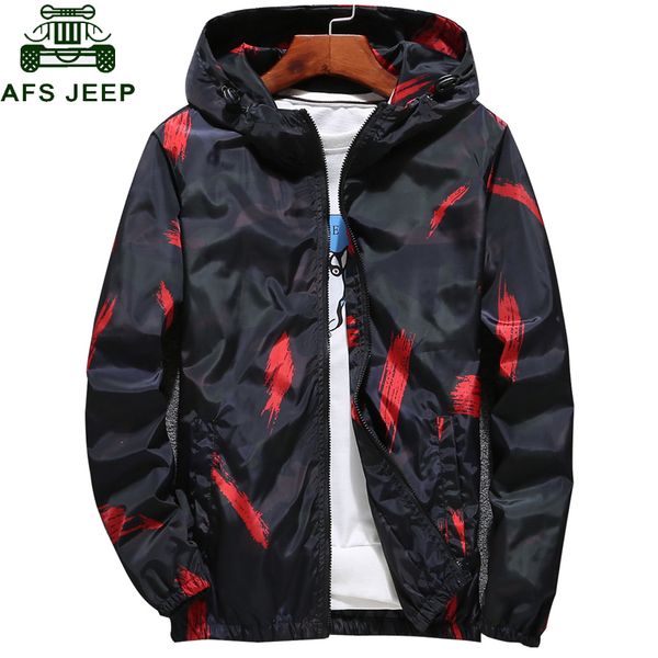

camouflage windbreaker jacket men spring autumn hooded casual jackets male thin coats outwear plus size m-5xl jaqueta masculina, Black;brown