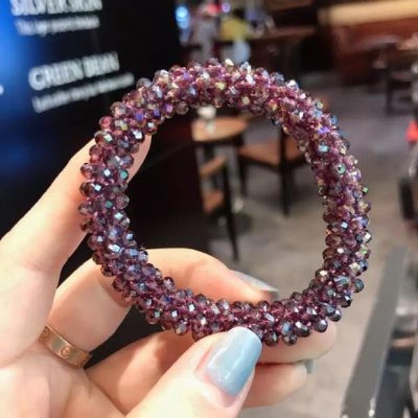 crystal beads high elastic hair bands for women glitter hair scrunchies flower bows for girls holder accessories, Golden;white
crystal beads high elastic hair bands for women glitter hair scrunchies flower bows for girls holder accessories, Golden;white