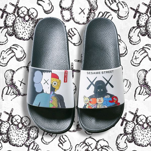 the new sesame street slippers male couple influx of foreign chambers tide brand mandarin duck outer wear soft-soled slippers slip bathroom, Black
the new sesame street slippers male couple influx of foreign chambers tide brand mandarin duck outer wear soft-soled slippers slip bathroom, Black