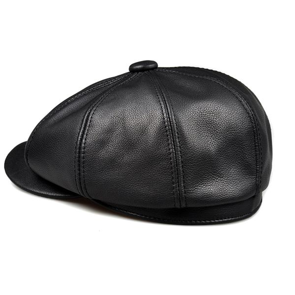 ry993 new winter pumpkin black genuine leather hat women men fitted korean steet cowboy casquette fashion newsboy caps, Blue;gray
ry993 new winter pumpkin black genuine leather hat women men fitted korean steet cowboy casquette fashion newsboy caps, Blue;gray